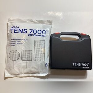 TENS 7000 Digital Pain Management Muscle Stimulator Machine & Extra Electrodes